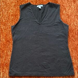 Women's Black Sleeveless Top